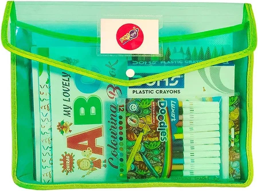 Colouring Book & Crayons Combo